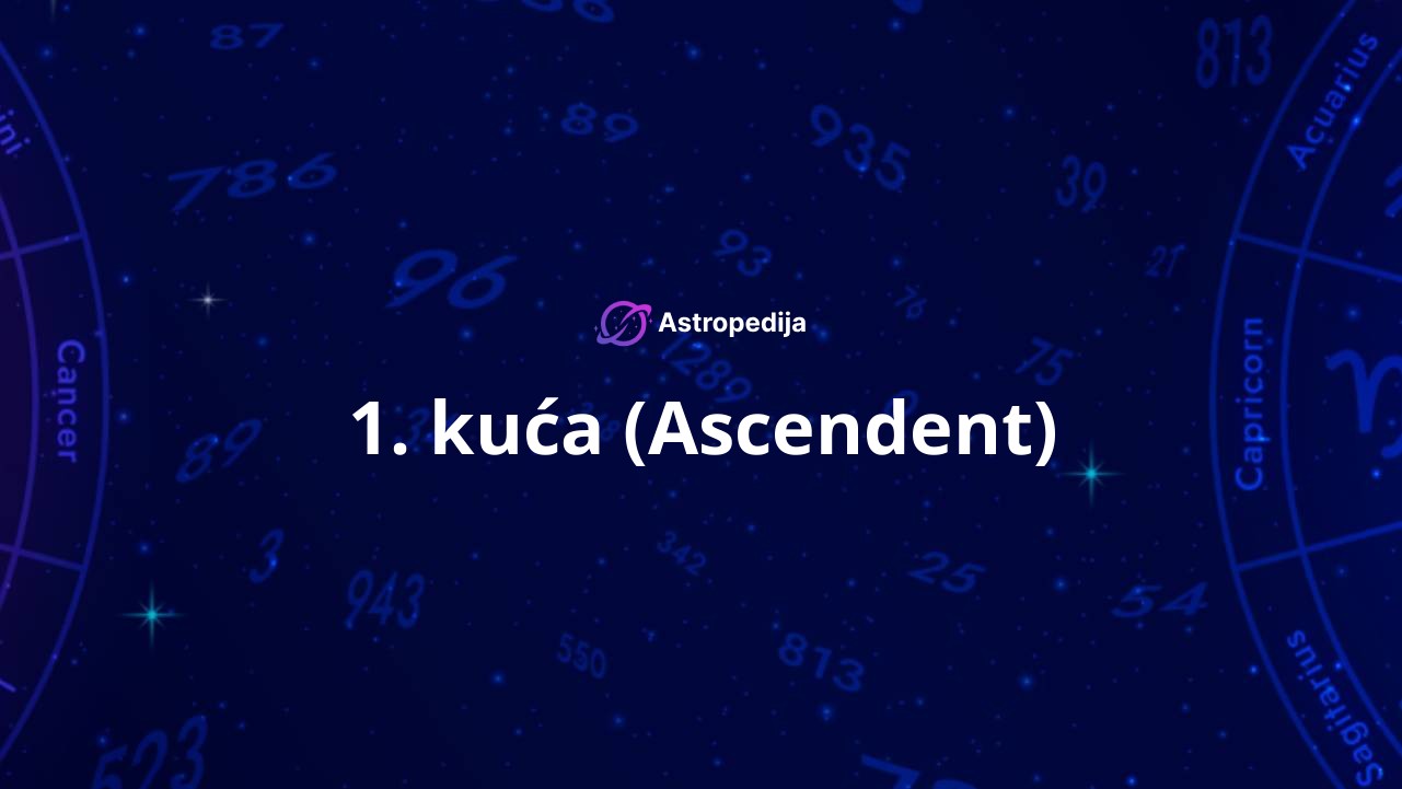Prva kuća u astrologiji – 1. kuća podznaka i identiteta